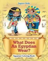 What Does An Egyptian Wear?: Egyptian Coloring Book