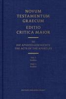 Novum Testamentum Graecum Editio Critica Maior, Part 2 Supplementary Material