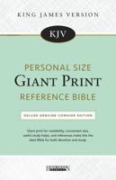 KJV Personal Size Giant Print Reference Bible (Genuine Leather, Black, Red Letter)