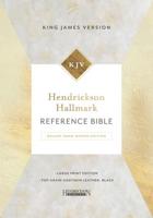 Hendrickson Hallmark Reference Bible: Deluxe Handbound Edition (Genuine Leather, Black, Red Letter)