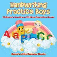 Handwriting Practice Boys : Children's Reading & Writing Education Books