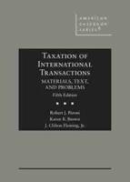 Taxation of International Transactions