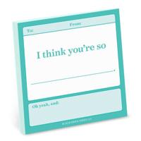 Knock Knock I Think You`re So...Fill in the Love Sticky Notes