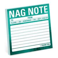 Knock Knock Nag Note Metallic Sticky Notes