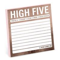 Knock Knock High Five Metallic Sticky Notes