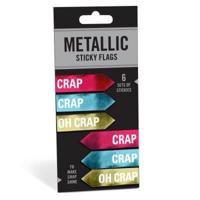 Knock Knock Crap / Oh Crap Metallic Sticky Flags