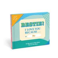 Knock Knock Bestie I Love You Because ... Book Fill in the Love Fill-in-the-Blank Book & Gift Journal