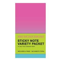 Knock Knock Does This Crap Ever End? Sticky Notes Variety Pack Set