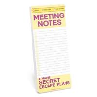 Knock Knock Meeting Notes Make-a-List Pads