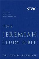 The Jeremiah Study Bible, NIV: (Navy) Cloth Over Board