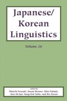 Japanese/Korean Linguistics. Volume 26