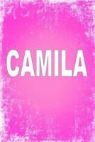 Camila: 100 Pages 6" X 9" Personalized Name on Journal Notebook
