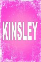 Kinsley: 100 Pages 6" X 9" Personalized Name on Journal Notebook