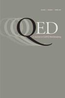 QED: A Journal in GLBTQ Worldmaking 5, No. 1
