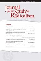 Journal for the Study of Radicalism 13, No. 2