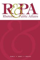 Rhetoric & Public Affairs 25, No. 4