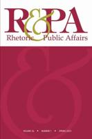 Rhetoric & Public Affairs 26, No. 1