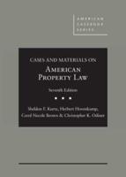 Cases and Materials on American Property Law