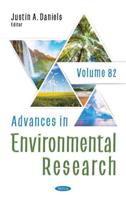 Advances in Environmental Research. Volume 82