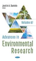 Advances in Environmental Research. Volume 87
