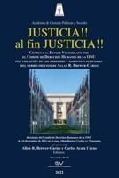 JUSTICIA!! AL FIN, JUSTICIA!! Condena al Estado Venezolano por el Comité de Derechos Humanos de la Organización de las Naciones Unidas por violación de las garantías judiciales del debido proceso, del derecho a ser juzgado por jueces independientes, del d