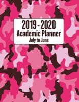 2019 - 2020 Academic Planner July to June
