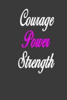 Courage Power Strength