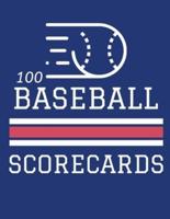 100 Baseball Scorecards