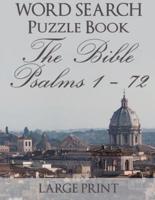 Word Search Puzzle Book The Bible Psalms 1-72