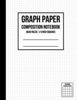 Graph Paper Notebook 1/4 Inch Squares