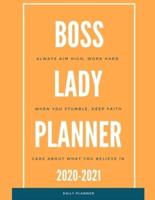 2020 2021 15 Months Boss Lady Daily Planner