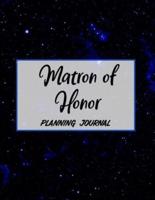 Matron of Honor Planning Journal