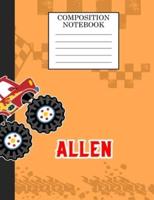 Compostion Notebook Allen