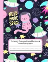 Primary Composition Notebook With Drawing Space