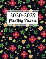 2020 - 2029 Ten Year Monthly Planner