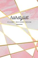 HairStylist Client Record Book