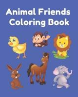 Animal Friends Coloring Book