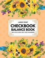 Checkbook Balance Book With 2019-2020-2021-2022 Calendars