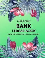 Bank Ledger Book With 2019-2020-2021-2022 Calendars