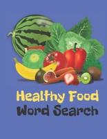 Healthy Food Word Search