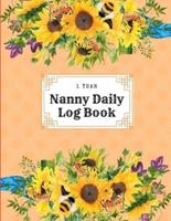 1 Year Nanny Daily Log Book