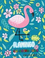 Flamingo Coloring Book for Kids Age 2-4