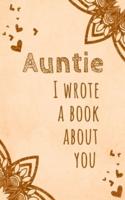 Auntie I Wrote a Book About You