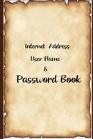 Internet Address User Name Password Book