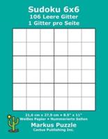 Sudoku 6X6 - 106 Leere Gitter