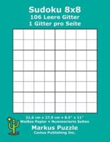 Sudoku 8X8 - 106 Leere Gitter