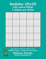 Sudoku 25X25 - 106 Leere Gitter