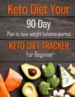 Keto Diet Your 90 Day Plan To Lose Weight Balance Journal - Keto Diet Tracker For Beginner