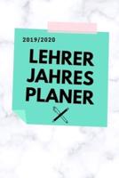 2019/2020 Lehrer Jahres Planer