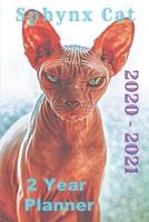 Sphynx Cat 2020 - 2021 2 Year Planner